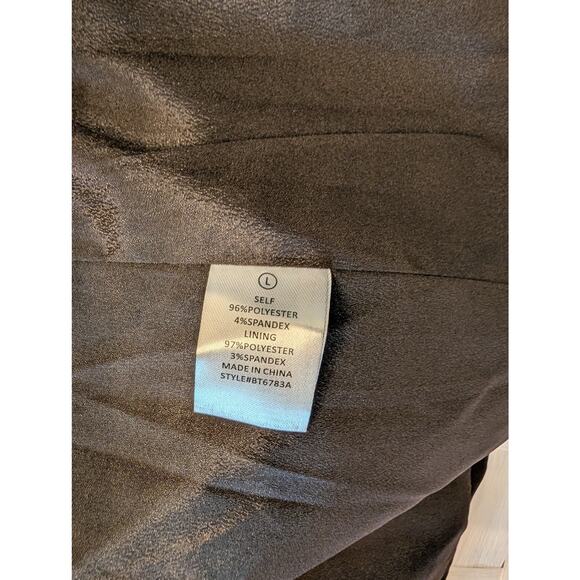 FASHION NOVA PARTY BLAZER RHINESTONES‎ BLINGED OFFICE BUTTONED SIZE L - Picture 8 of 9